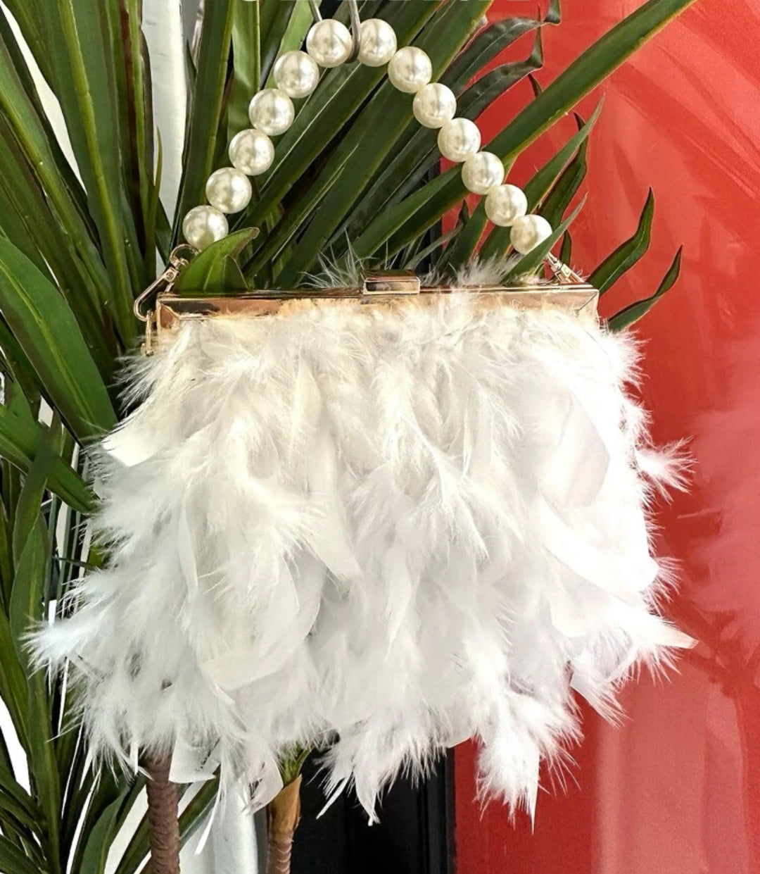 Mini Feather bag