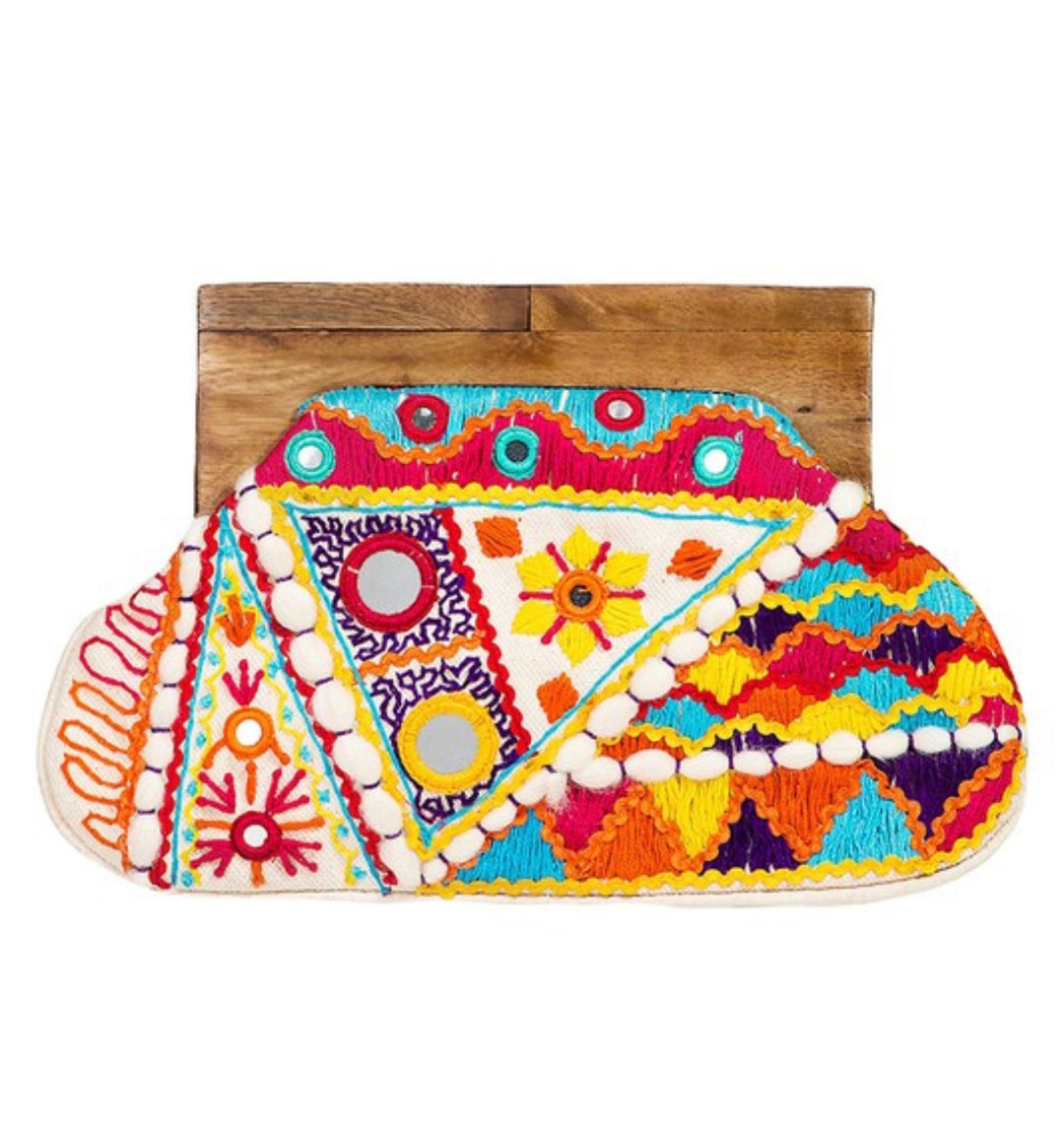 Boho clutch bag