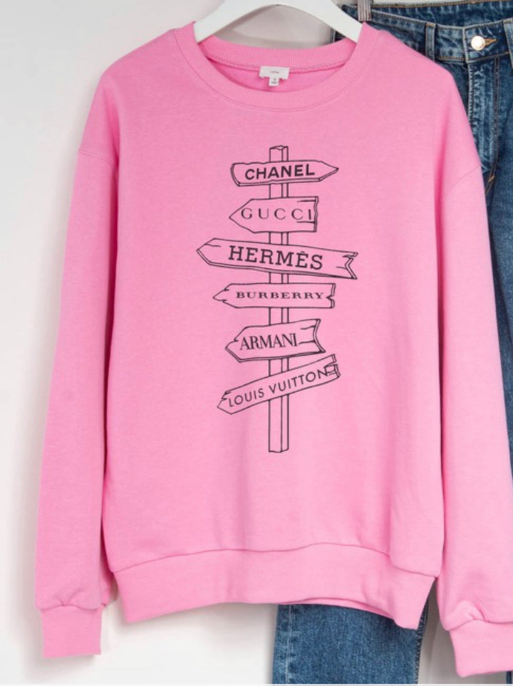 Luxury Sweatshirt 💕 (Bubblegum)