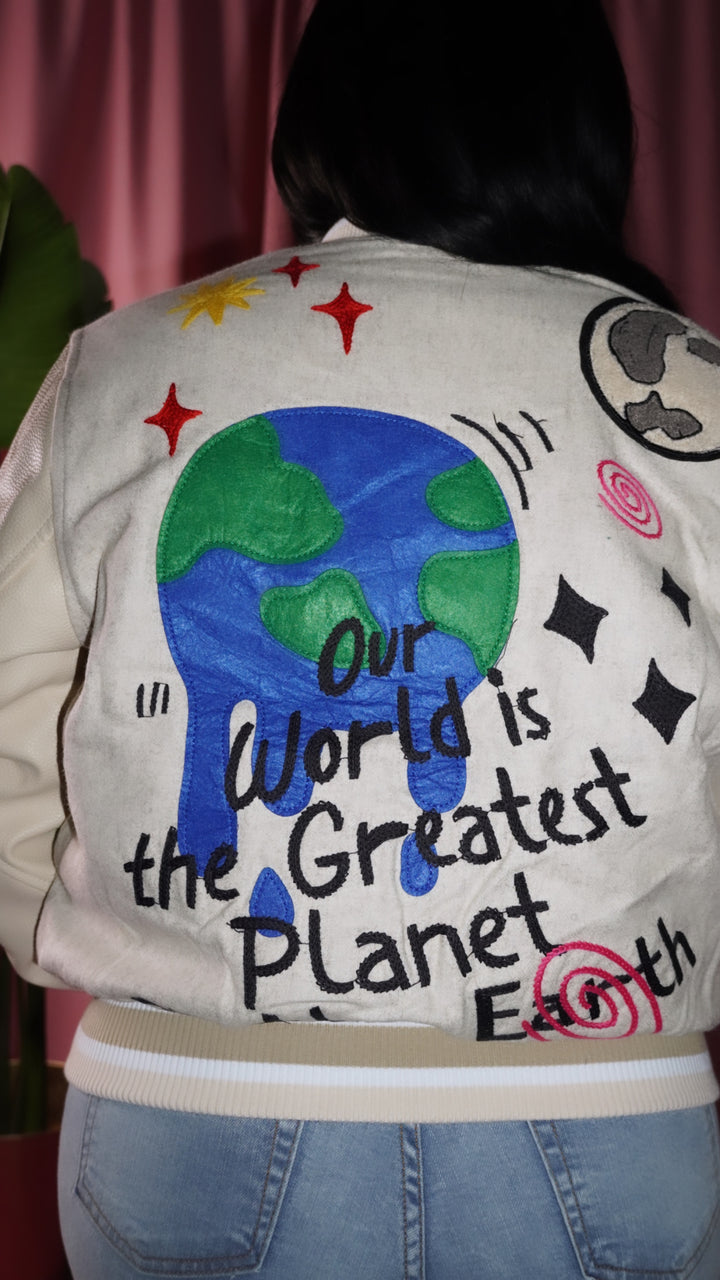 Save the Planet 🌎Varsity Jacket
